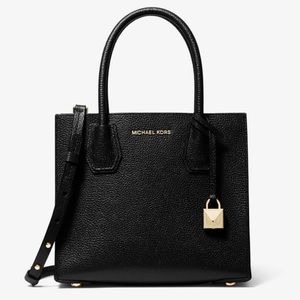 Michael Kors Mercer Pebbled Leather Crossbody Bag